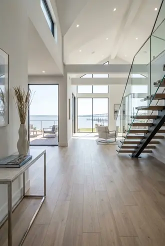 Waterproof luxury vinyl plank flooring installation